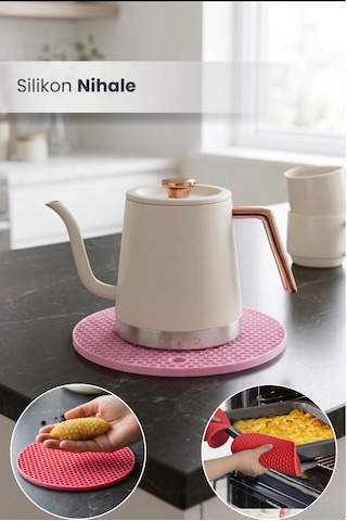 Home Silikon Nihale Petek Desenli Kalburabastı Kalıbı Çok Renkli