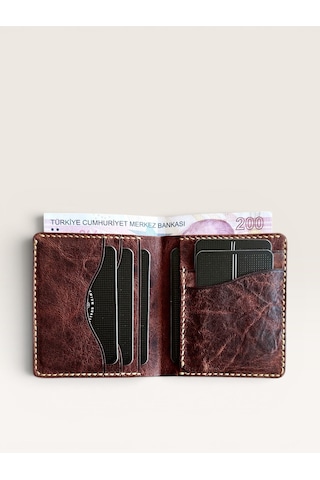 Kalkan Deri Babil İtalyan Taba Deri Cüzdan Horse Leather