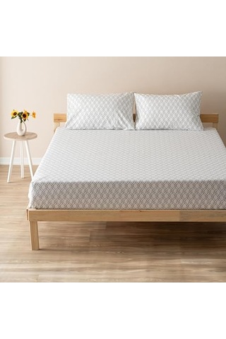Mix & Amp Match Limoges %100 Pamuklu Tek Kişilik Çarşaf Seti Beyaz Genel