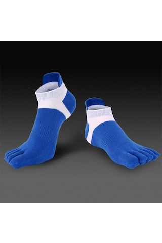 Homyl Erkekler Ve Kadınlar Için Ayak Bileği Çorap Pamuklu Mavi