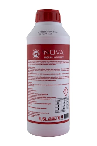 Nova -40 Derece Kırmızı Antifriz 2 X 1.5Lt 3 Litre
