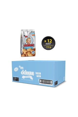 Eti Cicibebe 6+ Ay Bebek Bisküvisi 12 x 172 G
