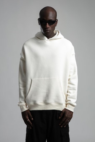 Catch K-715 Erkek Kapşonlu Sweat Ekru