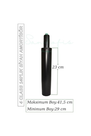 Sandofis Tek Kollu Mekanizma+140'lık Siyah Amortisör