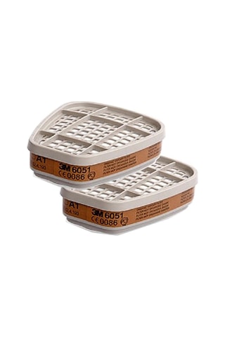 3M 6051 A1 Gaz ve Buhar Maske Filtresi 1 Çift