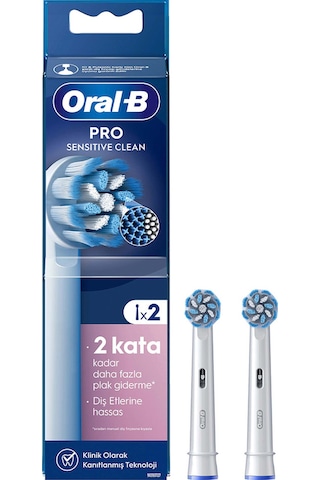 Oral-B Pro Sensitive Clean X-Filament Şarjlı Diş Fırçası Yedek Başlığı 2 Adet