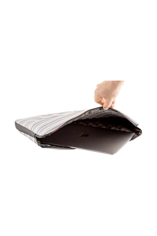 Notebook Laptop Apple Uyumlu MacBook Çantası 13"-13.6" İnç - 800-düz Çizgi Desenli Desenli