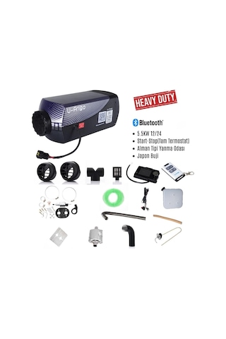 U-frigo 5.5kw Dizel Ortam Isıtıcı Bluetooth Start/stop - 12v/24v-1488