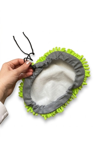 Hannah Araba Yıkama Fırçası İçin Yedek Paspas 2 Adet Ayarlanabilir Yumuşak Mikrofiber Paspas Başlığı