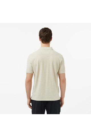 Nautica Erkek Bej Regular Fit Polo Yaka T-shirt Düz K65002t Bej