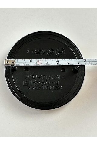 Bmw 50.yıl kaput bagaj logosu 74mm (Words fullblack 51148219237)