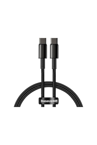 Baseus Tungsten Gold PD 100 W 2 Metre USB C To USB C Şarj Data Ka