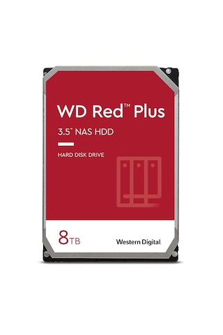 WD Red Plus WD80EFPX 8 TB 3.5'' 128 MB Sata 5640 RPM SATA 3 HDD