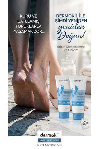 Ayak Bakım Kremi Dermokil 100 Ml Ayak Bakım Kremi Dermokil 100 Ml