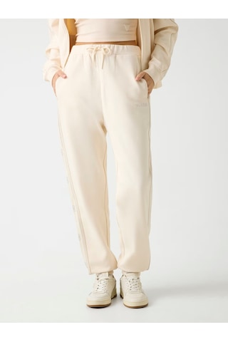 Guess V5bb23kcx22 Octavia Jogger Kadın Pantolon Beyaz
