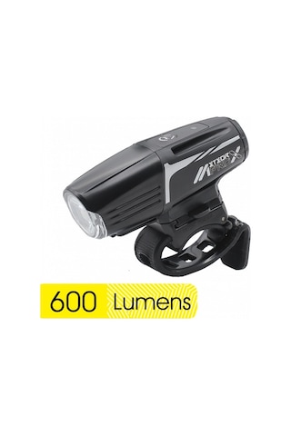 Moon Meteor-x Auto Pro 600 Lümen Usb Li-ion Bisiklet Ön Lambası Siyah - Kırmızı