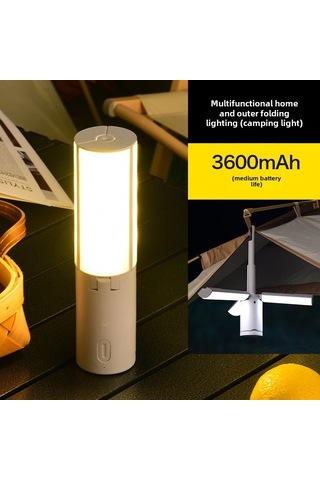 Reedark İnsan Algılama Akıllı Gece Lambası - Elden Taşınabilir Kamp Ve Ev Aydınlatması, 3600mah Uzun Süre Kullanim, Çok Fonksiyonlu Katlanabilir Tasarım Diğer