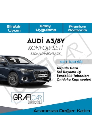 Audi A3-8Y Konfor Seti -Araç Içi Ses Kumaş Kaplama