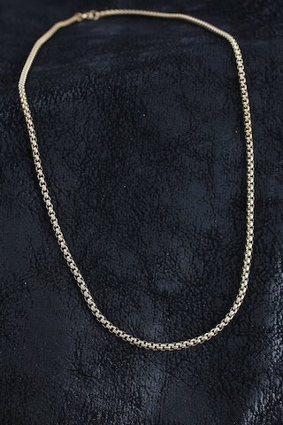 316l Çelik Örme Zincir Model Gold Renk Erkek Kolye 5886 Çok Renkli