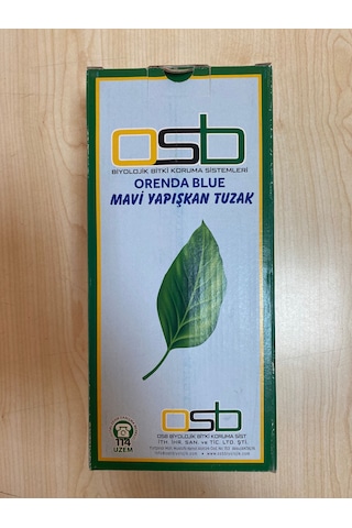 Mavi Yapışkan Kart Tuzak 25cmx10cm 10 Adet