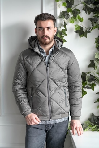 Ecer Kapşonlu Regular Fit Erkek Kalın Şişme Mont
