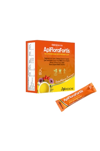 Apimedicine Apflorafortis Ekstrakt Bitki Çayı 12 Stick Fonksiyonel Günlük Bitki İçeceği Premium Stick Çay