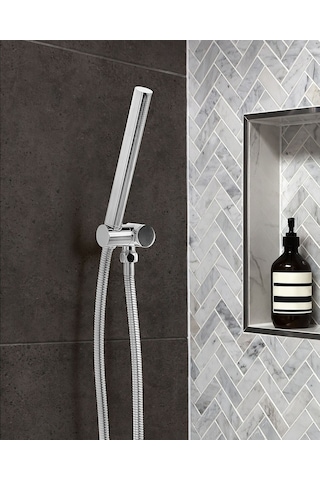 Beliani Marfalı El Duş Başlığı,minimal Tasarım, Maksimum Konfor Silver İmit