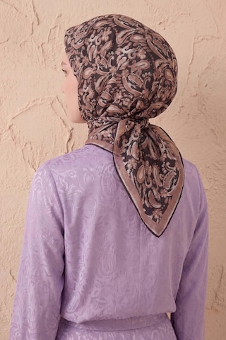 Silk Home Soft Eşarp Şal Motif Mocha Mousse 90x90 Çok Renkli