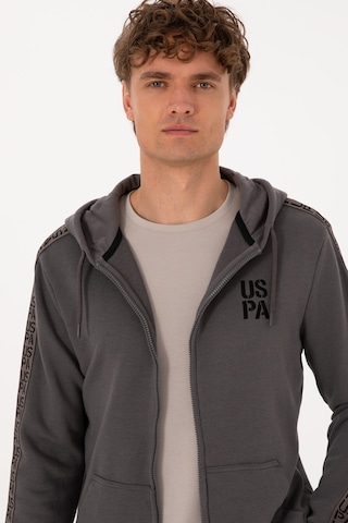 U.s. Polo Assn. Erkek Gri Hırka Örme 50315808-vr024 Gri