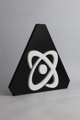 Atom Dekoratif - 3 Boyutlu Tabela 17cm