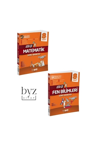8.sınıf Matematik- Fen Bilimleri Usta İşi Soru Bankası