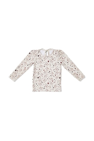 Nuuroo Anne Uv Korumalı Kız Uzun Kollu Mayo Tisört Çiçekli Nu402 Çok Renkli