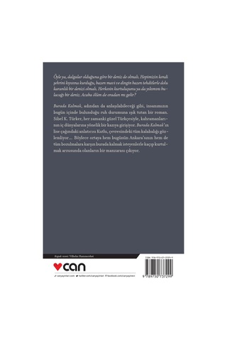 Burada Kalmak - Sibel K. Türker - Can Yayınları