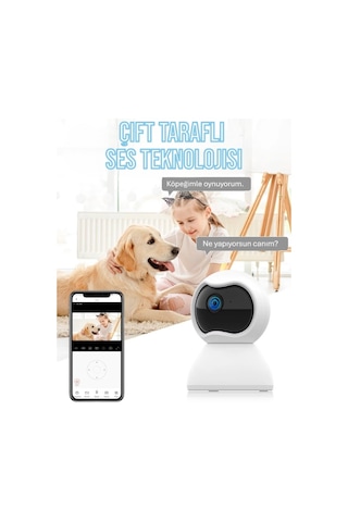 Konyax Çift Taraflı Ses Özellikli Wi-fi Kamera