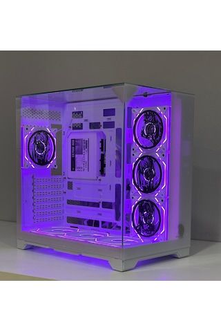 Alltech Anime Karakterli 7argb Fanlı Akvaryum Kasa Beyaz