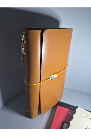 Gogo Hakiki Deri Travel Notebook Defter Kılıfı Style 1