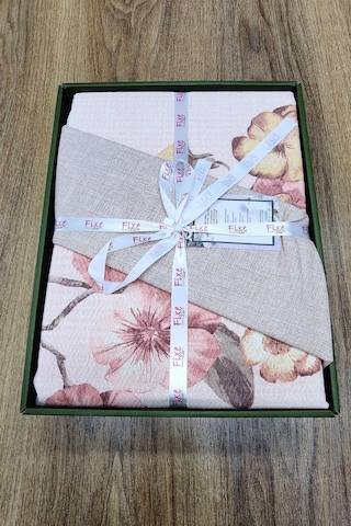 Pansy Bej Tek Kişilik Pike Takımı %100 Pamuk, Lastikli Çarşaflı Bej