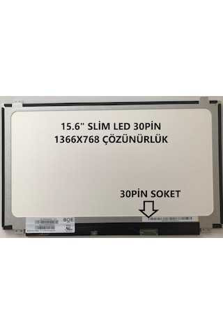 NT156WHM-N32 V8.0 15.6" Slim Led 30Pin Dar Soket Ekran Bilgisayar Ekranı