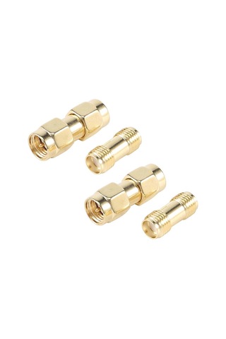 Adet Sma Erkek - Sma Erkek Fiş + 2 Adet Sma Dişi - Sma Dişi Jak Rf Koaksiyel Adaptör Konnektörü