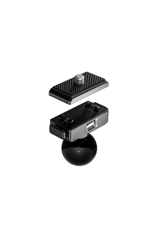 Quıckdock Qdx5-bc Manyetik Ve Kilitli Aksiyon Kamera Montaj Adaptörü 1/4 Dişli 25mm Toplu Mafsal Uyumlu Değiştirilebilir Aksiyon Kamera Bağlantılı Siyah
