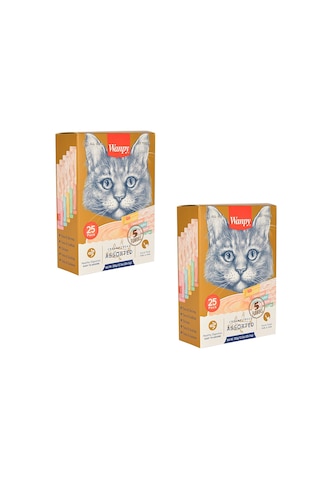 Wanpy Sıvı Karışık Yetişkin Kedi Ödül Çubuğu 2'li 25 x 14 G Wanpy Sıvı Karışık Yetişkin Kedi Ödül Çubuğu 2'li 25 x 14 G