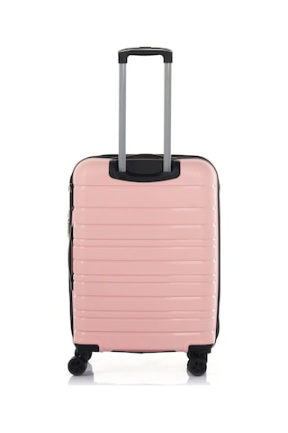 Hotowa Gold PP Valiz 8010 Pembe TSA Kilitli Orta Boy Pembe