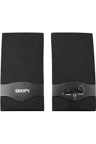 Snopy Sn-84 3W Rms 1+1 Siyah Usb Hoparlör Siyah