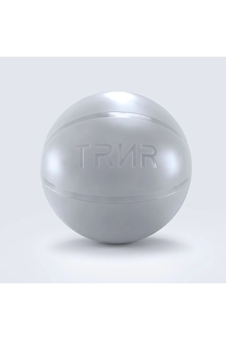 Trnr Anti-burst Egzersiz Topu 55-75 Cm Kaymaz, Latex Içermez, Pompa Ve Çift Fonksiyonlu Aparat Pilates Açık Gri