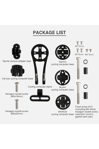 Symbee Gub G696 Çelik Alüminyum Bisiklet Metre Tutucu: Ayarlandırabilir Açı, Hafif Ve Dayanıklı, Çok Fonksiyonlu Metre Ve Aksesuar Uyumlu Siyah Siyah