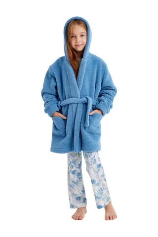 Kız Çocuk Polar Sabahlık 51639 - Mavi