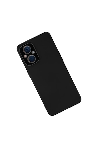 Reno 7 Lite Kılıf Lansman Glass Kapak - Siyah