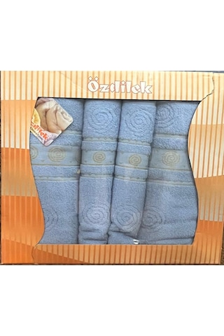 Özdilek Nihavent Best Set Hamam Takımı Mavi Çok Renkli