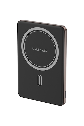 Lapas Lp-pw003 Ultra İnce Hızlı Şarj Özellikli Wireless Powerbank 5000mah 15w Gold