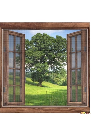 Büro Ev Ofis Haşere Hijyeni İçin Yapışkanlı Çift Kanatlı Sineklik